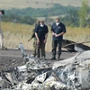 Hiện trường máy bay MH17 bị bắn hạ. (Nguồn: sputniknews)