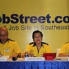 Giám đốc Jobstreet.com Việt Nam, Angie Phang, và các đại biểu tại Hội thảo. (Ảnh: Hà Huy Hiệp/Vietnam+)