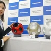 Sản phẩm quạt điện không cánh quạt của Panasonic được giới thiệu tại Osaka, miền tây Nhật Bản ngày 3/4. (Nguồn: Kyodo/TTXVN)