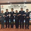 Các Bộ trưởng Ngoại giao chụp ảnh tại Hội nghị Mekong-Nhật Bản. (Ảnh: Kim Dung-Chí Giáp/Vietnam+)