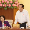 Phó Chủ tịch Quốc hội Huỳnh Ngọc Sơn phát biểu ý kiến. (Ảnh: Phương Hoa/TTXVN)