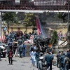 Hiện trường một vụ đánh bom tại Kabul, Afghanistan. (Nguồn: AFP/TTXVN)