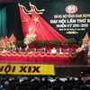 Đại hội đại biểu Đảng bộ tỉnh Nam Định lần thứ XIX. (Ảnh: Văn Đạt/TTXVN) 