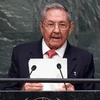 Chủ tịch Cuba Raul Castro tại Liên hợp quốc ngày 27/9. (Nguồn: AFP/TTXVN)