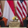 Tổng thống Mỹ Barack Obama và Thủ tướng Singapore Lý Hiển Long. (Nguồn: AFP)