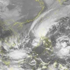 Ảnh mây vệ tinh về cơn bão số 5-Melor. (Nguồn: nchmf.gov.vn)