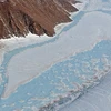 Sông băng tại đông bắc Greenland. (Nguồn: AFP/TTXVN)