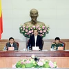 Phó Thủ tướng Hoàng Trung Hải phát biểu tại Hội nghị. (Ảnh: Phạm Kiên/TTXVN)