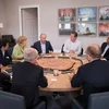 Các nhà lãnh đạo Nhóm G8 thảo luận tại Hội nghị thượng đỉnh ở Bắc Ireland, Anh tháng 6/2013. (Nguồn: AFP/TTXVN)