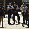  Cảnh sát Australia tuần tra tại quận trung tâm thương mại ở Sydney. (Nguồn: AFP/TTXVN)