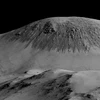 Hình ảnh vết tích nước trên Sao Hỏa do NASA cung cấp. (Nguồn: AFP/TTXVN)