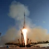 Tên lửa đẩy mang theo tàu vũ trụ Soyuz TMA-11M của Nga rời bệ phóng ở trung tâm vũ trụ Baikonur , Kazakhsta tháng 11/2013. (Nguồn: AFP/TTXVN)