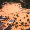 Cảnh ngập lụt tại Itapevi, ngoại ô Sao Paulo, Brazil. (Nguồn: AFP/TTXVN)