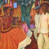 Tác phẩm sơn dầu 'Baile en Tehuantepec' của họa sỹ Diego Rivera. (Nguồn: diegorivera.org)