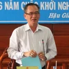 Chủ tịch tỉnh Hậu Giang Lữ Văn Hùng. (Ảnh: Xuân Dự/TTXVN)