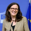 Ủy viên Thương mại của EU, bà Cecilia Malmstrom. (Nguồn: AFP/TTXVN)