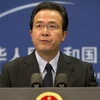 Người phát ngôn Bộ Ngoại Giao Trung Quốc Hồng Lỗi. (Nguồn: AFP/TTXVN)