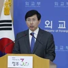 Phát ngôn viên Bộ Ngoại giao Hàn Quốc Cho June-hyuck. (Nguồn: EPA/TTXVN)