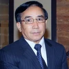 Thường trực Ban Bí thư, Phó Chủ tịch Lào Phankham Viphavanh. (Ảnh: Nguyễn Khang/TTXVN)