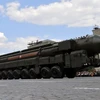 Thiết bị phóng tên lửa đạn đạo chiến lược RS-24 Yars của Nga. (Nguồn: EPA/TTXVN)