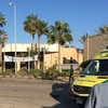 Hiện trường sau một vụ đánh bom liều chết tại thị trấn El-Arishm Bắc Sinai. (Nguồn: AFP/TTXVN)