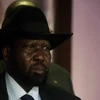 Tổng thống Nam Sudan Salva Kiir trong cuộc họp báo ở Juba ngày 8/7. (Nguồn: AFP/TTXVN)