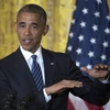 Tổng thống Mỹ Barack Obama phát biểu tại thủ đô Washington ngày 2/8. (Nguồn: EPA/TTXVN)