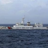 Tàu cảnh sát biển Trung Quốc xâm phạm lãnh hải Nhật Bản hồi tháng 4 (Nguồn: AFP)