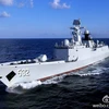 Tàu hộ vệ tên lửa Type 054A số hiệu 532 Kinh Châu của Trung Quốc. (Nguồn: China News)