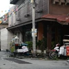 Cảnh sát Thái Lan gác tại hiện trường vụ nổ bom ở Hua Hin. (Nguồn: AFP/TTXVN)