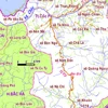 Bản đồ huyện Xín Mần, Hà Giang. 
