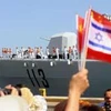 Tàu Trung Quốc ghé cảng Haifa của Israel ngày 13/08/2012 nhân kỷ niệm 20 năm quan hệ hợp tác song phương. (Nguồn: Israel Defense Force)