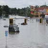 Cảnh ngập lụt tại Baton Rouge, bang Louisiana ngày 15/8. (Nguồn: EPA/TTXVN)