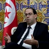 Thủ tướng được chỉ định Youssef Chahed phát biểu tại cuộc họp báo sau khi trình danh sách Chính phủ mới. (Nguồn: AFP/TTXVN)