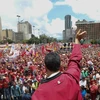 Người dân Venezuela tuần hành ủng hộ Chính phủ tại Caracas ngày 1/9. (Nguồn: EPA/TTXVN)
