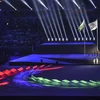 Lễ thượng quốc kỳ nước chủ nhà Brazil và lá cờ truyền thống của Paralympic tại lễ khai mạc Paralympics 2016. (Nguồn: THX/TTXVN)