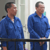 Nguyễn Văn Tuẫn (bên phải) cùng đồng phạm tại phiên tòa. (Nguồn: anninhthudo.vn)