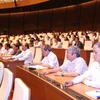 Đại biểu Quốc hội tại Kỳ họp thứ mười, Quốc hội khóa XIII. (Ảnh: Phương Hoa/TTXVN)