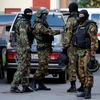 Lực lượng an ninh Nga tuần tra tại khu vực Bắc Caucacus, St. Petersburg ngày 17/8. (Nguồn: EPA/TTXVN)