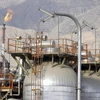 Mỏ khí South Pars gần cảng Assalouyeh, miền nam Iran. (Nguồn: EPA/TTXVN