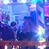 Xe cứu thương tại hiện trường các vụ xả súng ở Minneapolis ngày 3/10. (Nguồn: KARE/TTXVN)