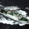 Tàu hải giám Trung Quốc tại vùng biển gần đảo tranh chấp Điếu Ngư/Senkaku tháng 4/2013. (Nguồn: AFP/TTXVN)