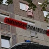 Cảnh sát Đức phong tỏa tòa nhà mà nghi can Jaber al-Bakr lẩn trốn tại thành phố Leipzig. (Nguồn: BBC)