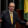 Cựu Chủ tịch Hạ viện Eduardo Cunha phát biểu tại phiên họp ở Brasilia ngày 12/9. (Nguồn: AFP/TTXVN)
