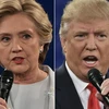 Ứng viên Hillary Clinton và ứng viên Donald Trump. (Nguồn: AFP/TTXVN)