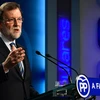 Quyền Thủ tướng Tây Ban Nha Mariano Rajoy trong cuộc họp báo tại Madrid ngày 26/9. (Nguồn: AFP/TTXVN)