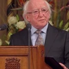 Tổng thống Ireland Michael D. Higgins. (Nguồn: BBC)