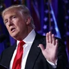 Tổng thống đắc cử Mỹ Donald Trump phát biểu tại New York ngày 9/11. (Nguồn: AP/TTXVN)