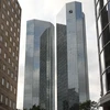 Trụ sở ngân hàng Deutsche Bank tại Frankfurt, Đức. (Nguồn: AFP/TTXVN)