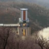 Tên lửa đạn đạo liên lục địa được Triều Tiên phóng thử tại Trung tâm vũ trụ Sohae ở huyện Cholsan, tỉnh Bắc Pyongan. (Nguồn: Reuters/TTXVN)